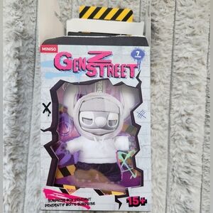 Miniso Gen Z Street Stitch Surprise Box Pendant Purse Charm Bookbag Charm Flash